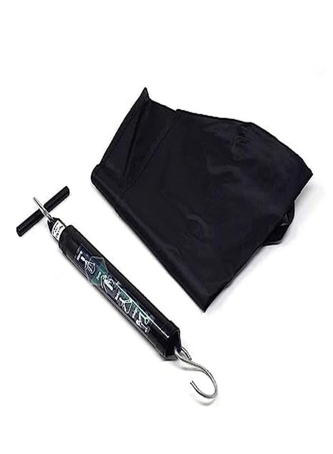MCP Healthcare Digital 50kg Weighing Scale& Analogue 5kg Baby Hanging Scale Combo With SS Hook Weighing Scale (Black) - Image 2